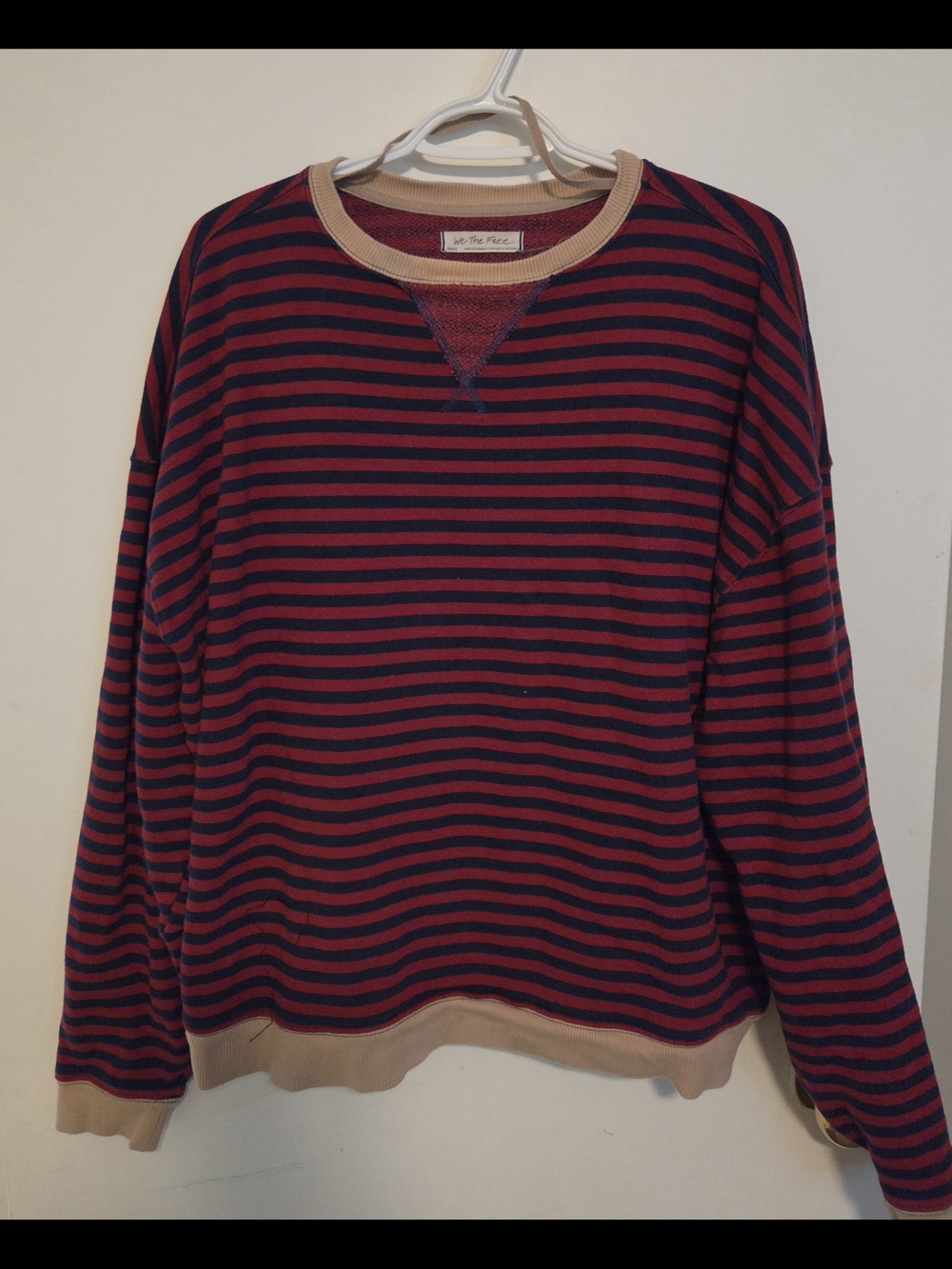 Free People Classic Stripe Crewneck Sweater